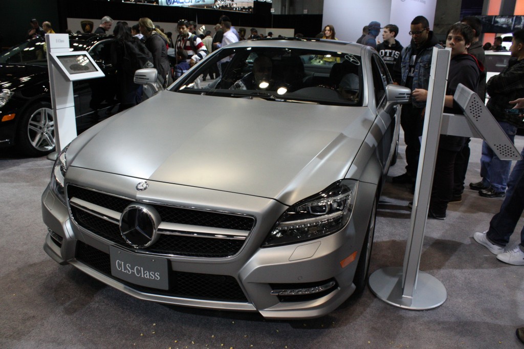 Mercedes CLS with Matte Paint at the New York Auto Show 2012