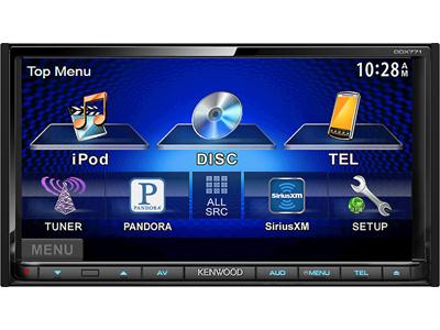 Kenwood's 7" Double Din Touch Screen Head Unit 2014