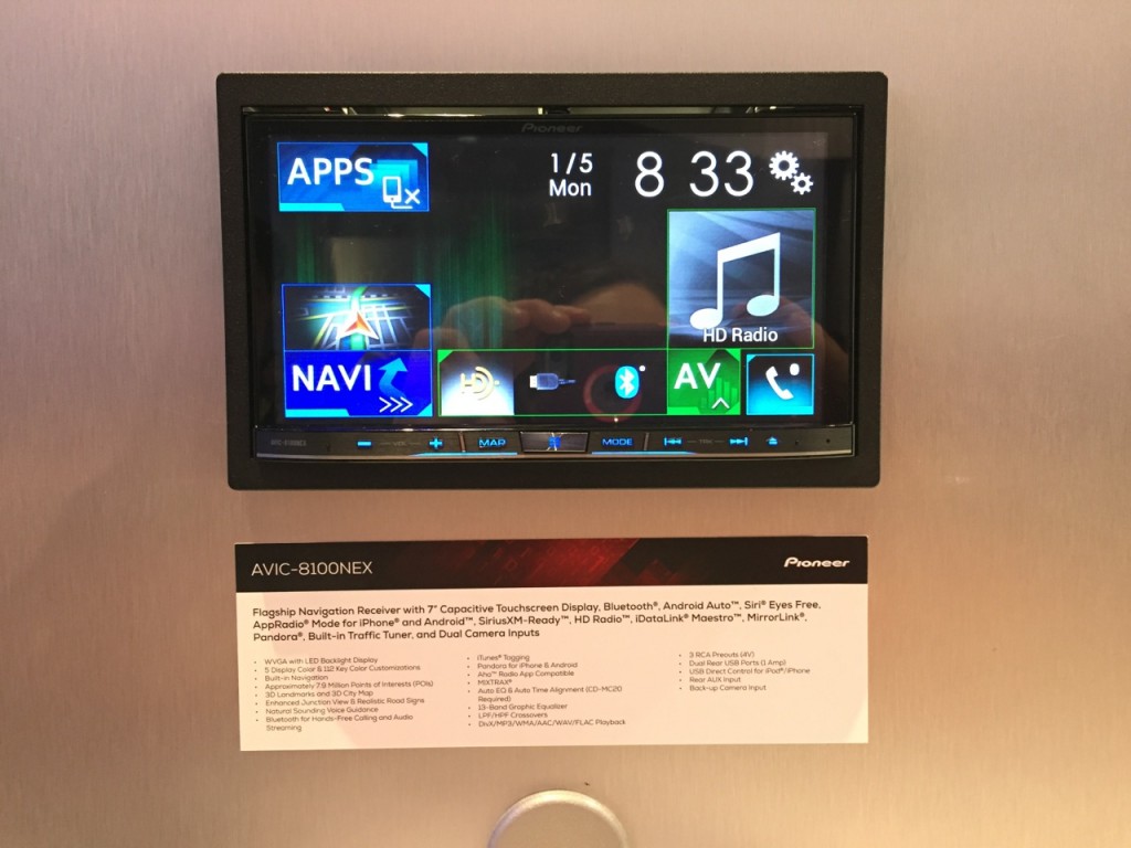 Pioneer Android Auto AVIC-8100NEX CES 2015
