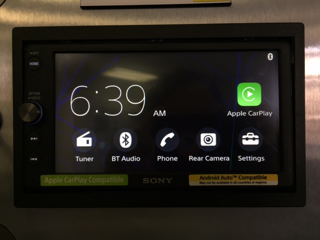 Sony XAV-AX100 Home Screen