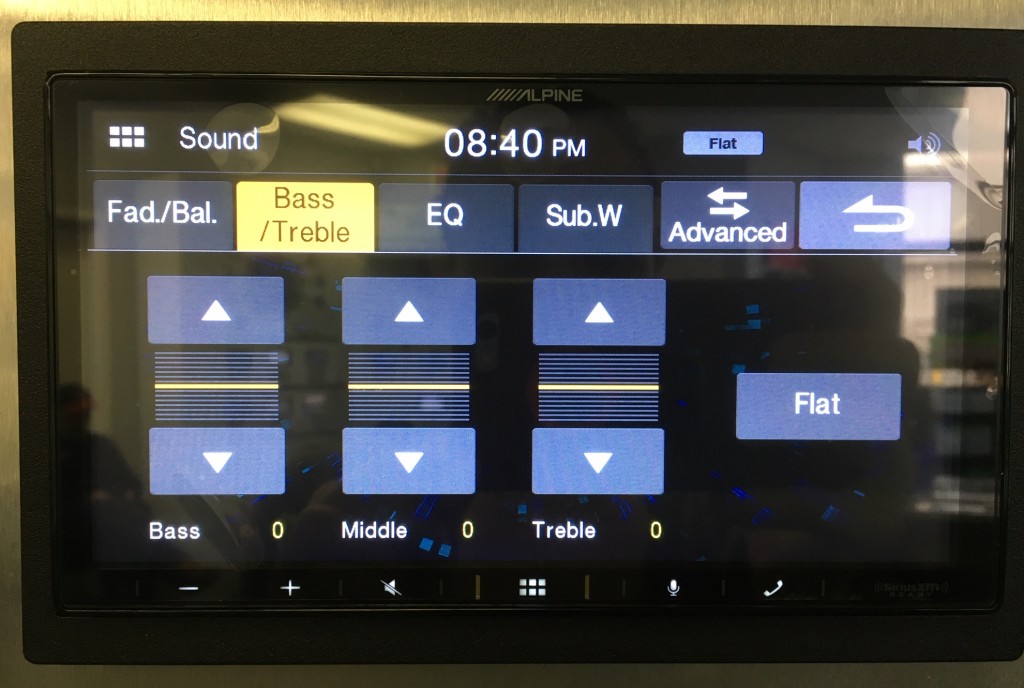 Alpine iLX-W650 Review -Simple Audio Controls pic