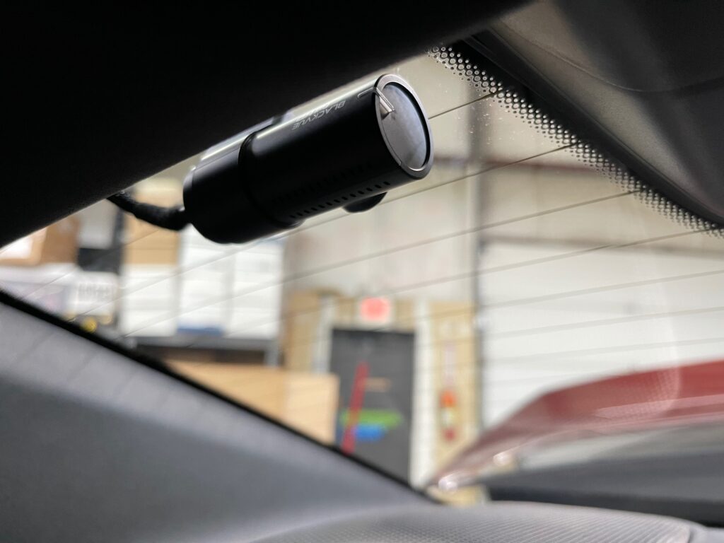 Porsche Taycan Dash Camera Installation