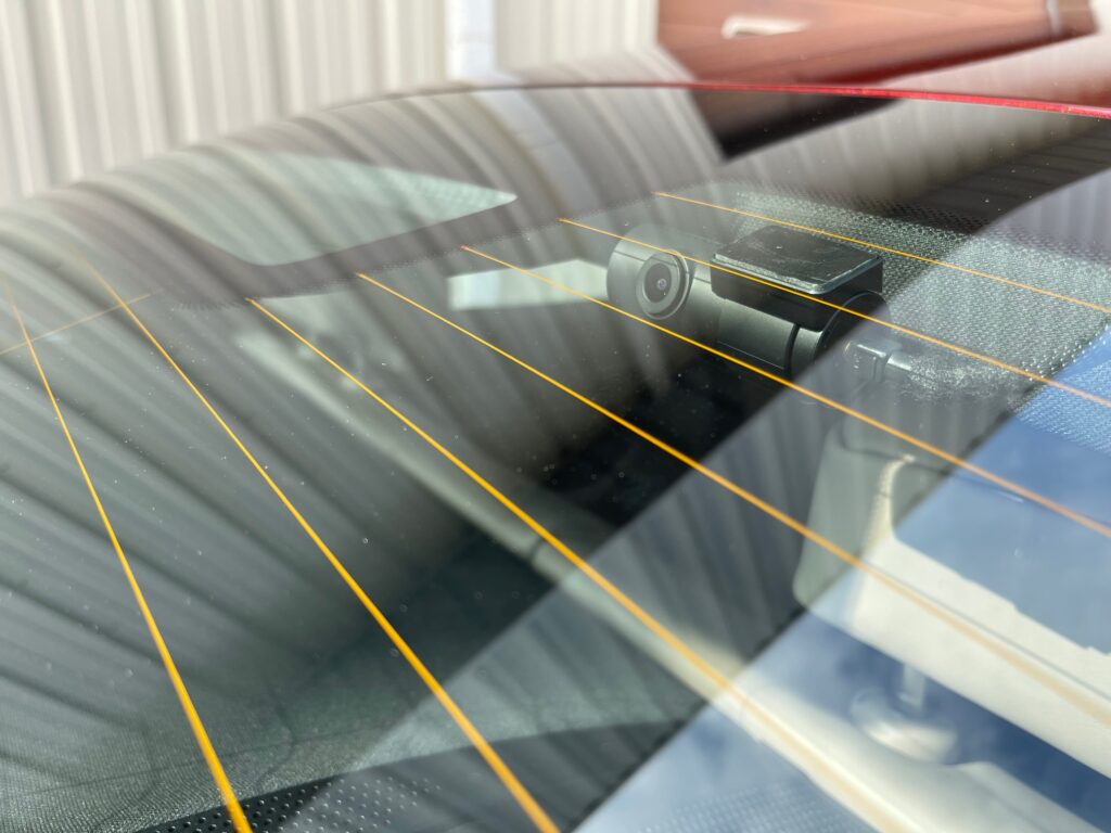 Porsche Taycan Dash Camera Install - Rear Window