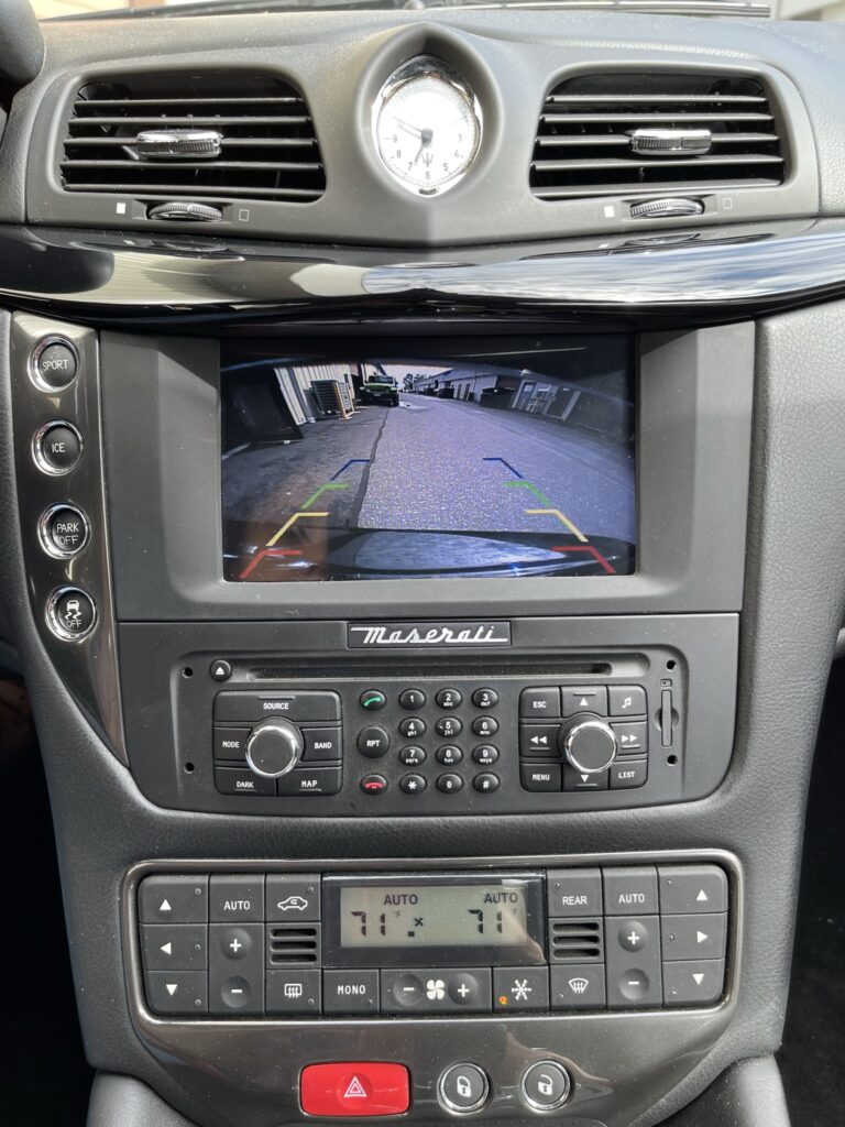 Maserati Reverse Camera Installed