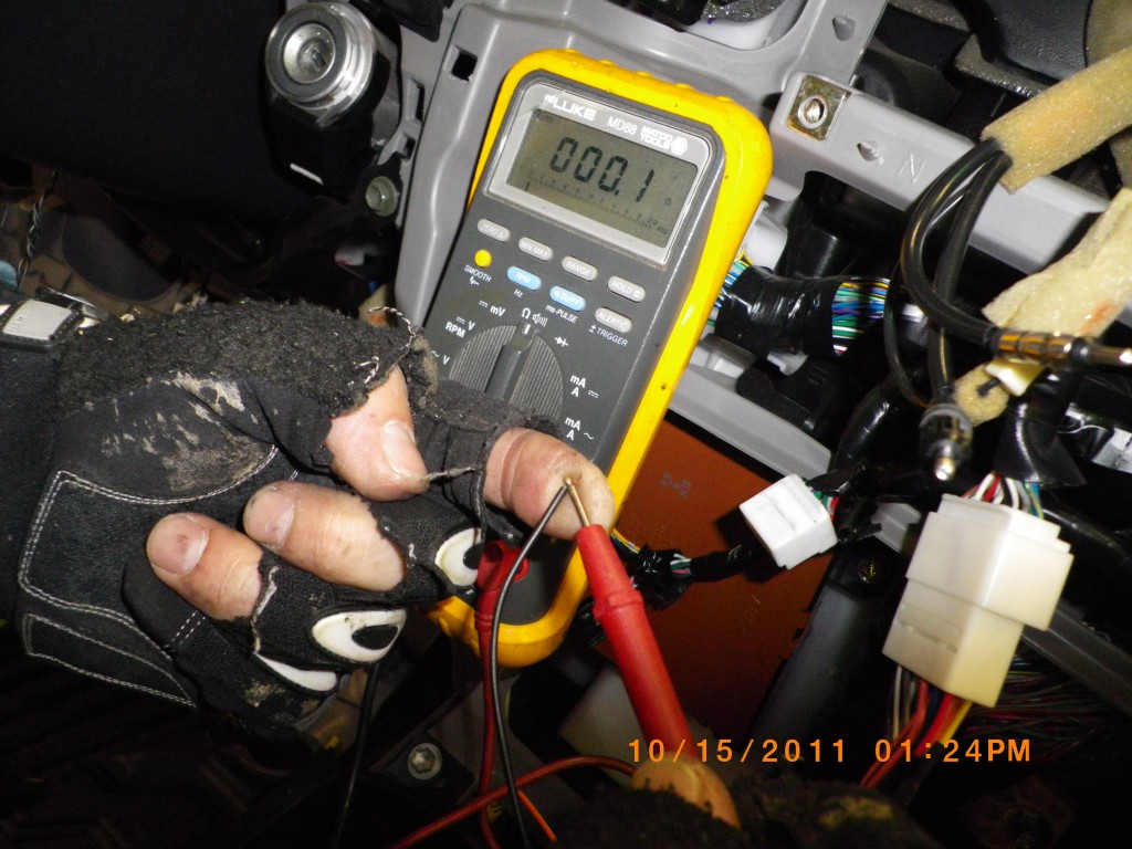 Finding ground with a multimeter