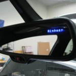 Escort 9500ci display concealed in rear view mirror.