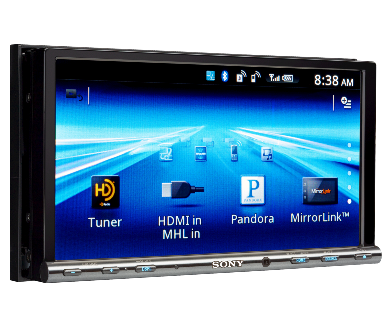 sony car stereo touch screen 7 inch