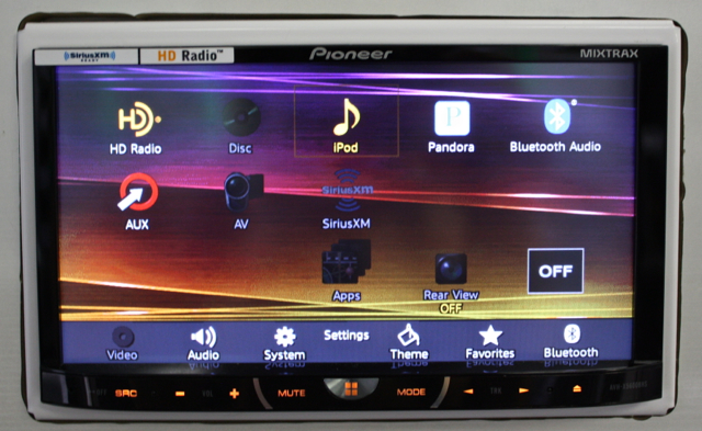 Pioneer AVH-X5600BHS Review Home Screen