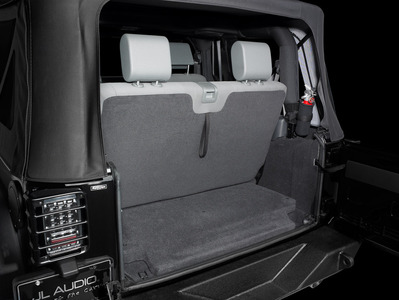 Stealth Subwoofer Enclosure by JL Audio for 2 door model Jeep Wrangler 07 up