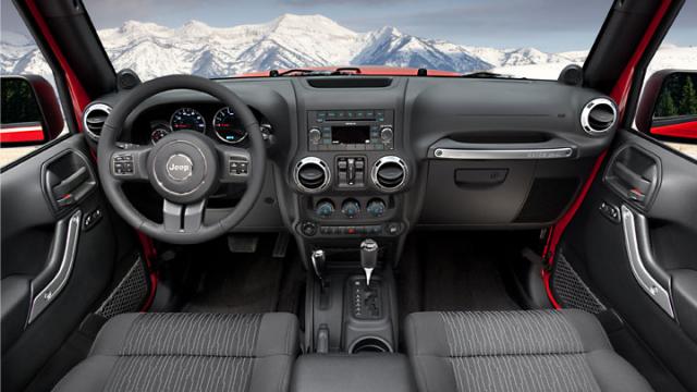 Jeep Wrangler 2012 and up dash