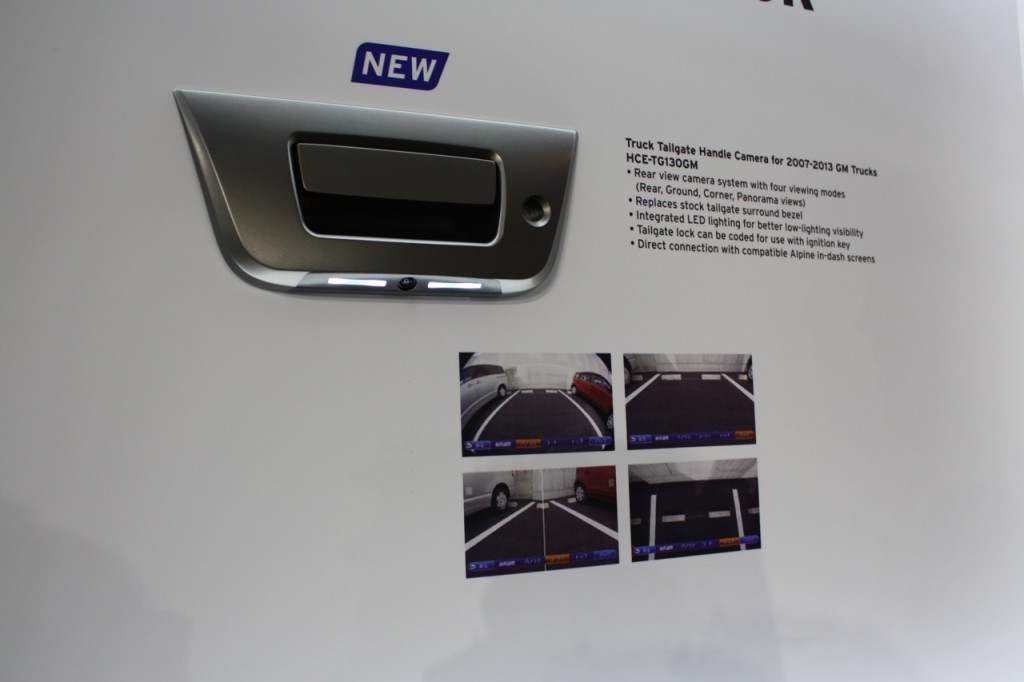 New Alpine GM Reverse Camera at CES 2015 HCE-TG130GM
