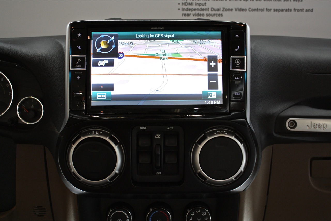 Alpine X009-WRA for Jeep Wrangler at CES 2015 - Car Stereo Reviews & News +  Tuning, Wiring, How to Guide's
