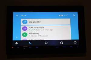 Kenwood DDX9902s - Android Auto Phone Menu