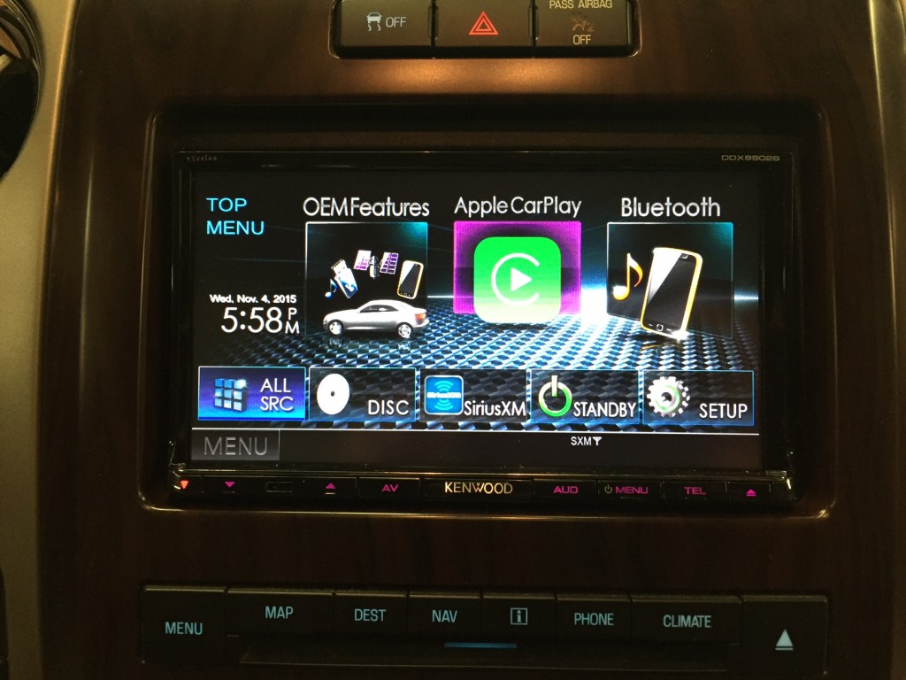 Kenwood DDX9902s installed in a 2012 F-150 that came equipped with stock navigation, Sync and reverse camera.