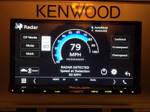 Kenwood DNX893S K40 Radar Integration