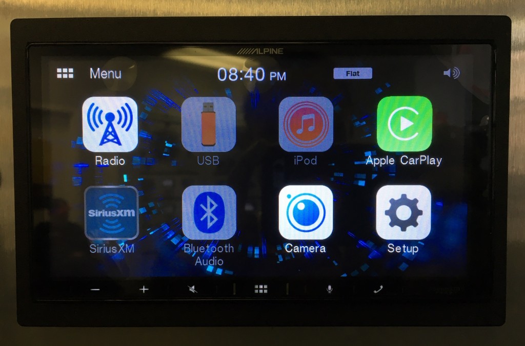 Alpine iLX-W650 Review - Home screen pic