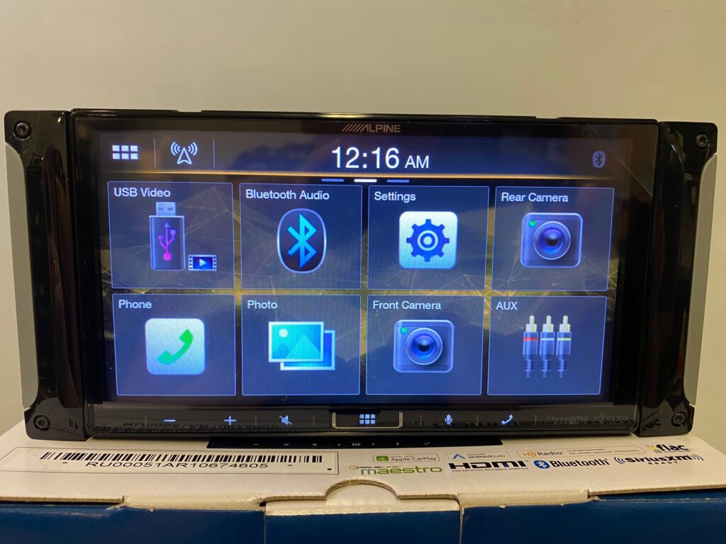  Alpine iLX-407 Review - Page 2 of the radio screen