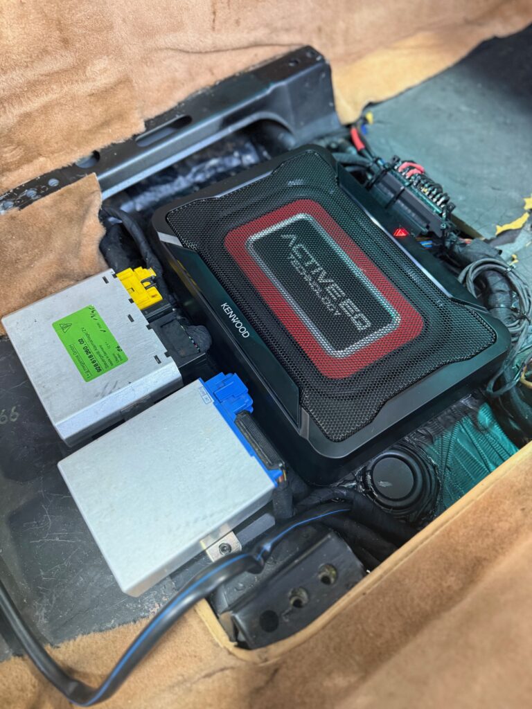 Porsche 993 Subwoofer Under Seat