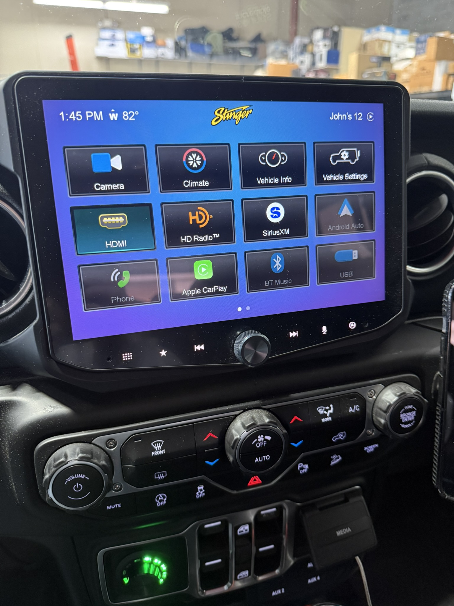 Stinger Horizon 10 - Homepage